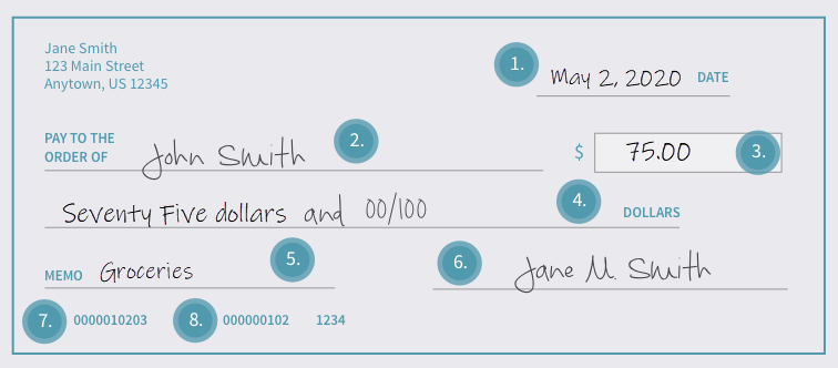 Checking Account Check